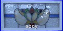 Colorful Abstract Old English Leaded Stained Glass Window Transom 31.5 X 15.5 Colorful Abstract Old English Leaded Stained Glass Window Transom 31.5 X 15.5