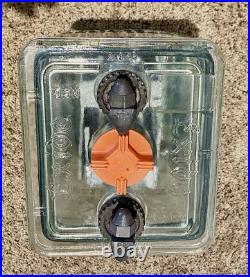 Delco Light Exide Battery Glass With Complete With Lead Plates Circa 1910