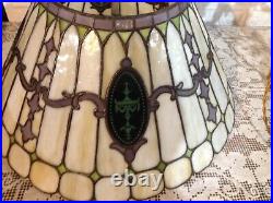 Duffner & Kimberly leaded glass lamp c1907 Handel Tiffany studios arts craft era