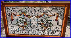 Early 20thC. Stained And Leaded Glass Window