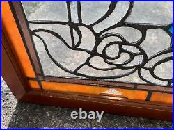 Early 20thC. Stained And Leaded Glass Window