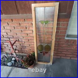 Estate Find LARGE OLD ENGLISH LEADED STAINED GLASS WINDOW 11 X 42 1/2 Estate Find LARGE OLD ENGLISH LEADED STAINED GLASS WINDOW 11 X 42 1/2