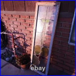 Estate Find LARGE OLD ENGLISH LEADED STAINED GLASS WINDOW 11 X 42 1/2 Estate Find LARGE OLD ENGLISH LEADED STAINED GLASS WINDOW 11 X 42 1/2