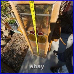 Estate Find LARGE OLD ENGLISH LEADED STAINED GLASS WINDOW 11 X 42 1/2 Estate Find LARGE OLD ENGLISH LEADED STAINED GLASS WINDOW 11 X 42 1/2