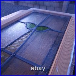 Estate Find LARGE OLD ENGLISH LEADED STAINED GLASS WINDOW 11 X 42 1/2 Estate Find LARGE OLD ENGLISH LEADED STAINED GLASS WINDOW 11 X 42 1/2
