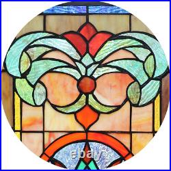 Extra Large Horizontal Transom Window Stained Glass Window Panels Hanging 26 Wi
