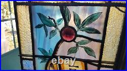 HISTORICAL STAINED LEADED GLASS MEMORIAL WINDOW, A. HERR SMITH(WHIG) EARLY 1900s