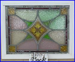 Hand Painted Victorian English Leaded Stained Glass Window 21.25 X 17 Hand Painted Victorian English Leaded Stained Glass Window 21.25 X 17