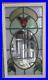 LARGE_OLD_ENGLISH_LEADED_STAINED_GLASS_WINDOW_Floral_Mirror_36_1_4_x_20_3_4_01_jq