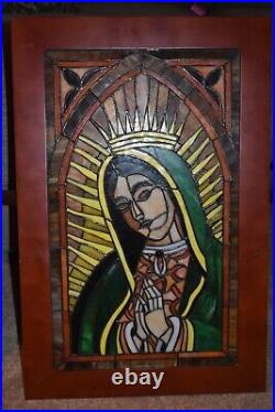 Lady Of Guadalupe Chruch Stained Glass Window