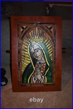 Lady Of Guadalupe Chruch Stained Glass Window