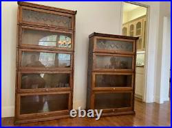 Lawyers Barristers Bookcase Leaded Glass