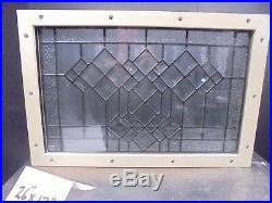 Leaded / Beveled Glass Window / Stain Glass / Thermal Pane New $250 Nice