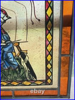 Leaded Glass Window Art Bernhardt- Stained Glass Walther Von Der Vogelweide