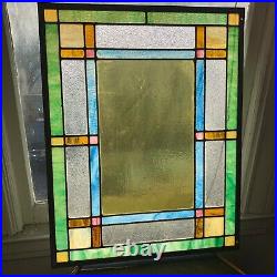 Lovely Arts & Crafts Period Stained Glass Window