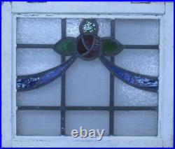 MACKINTOSH ROSE MIDSIZE OLD ENGLISH LEADED STAINED GLASS WINDOW 23 1/4 x 20 MACKINTOSH ROSE MIDSIZE OLD ENGLISH LEADED STAINED GLASS WINDOW 23 1/4 x 20