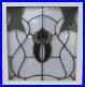 MIDSIZE_OLD_ENGLISH_LEADED_STAINED_GLASS_WINDOW_Pretty_Floral_20_75_x_22_25_01_ike