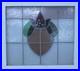 MIDSIZE_OLD_ENGLISH_LEADED_STAINED_GLASS_WINDOW_Pretty_Floral_25_25_x_22_5_01_xa