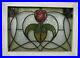 MIDSIZE_OLD_ENGLISH_LEADED_STAINED_GLASS_WINDOW_Pretty_Floral_Design_26_x_19_01_qj