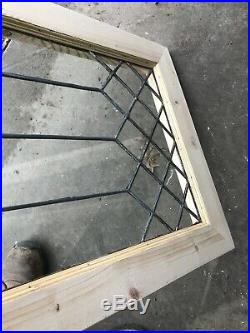 MK 2 2 AVAILABLE price each antique leaded glass window 19 x 48
