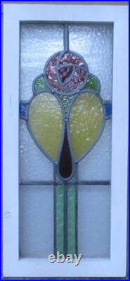 Macintosh Rose Midsize Old English Leaded Stained Glass Window 11.25 X 25 Macintosh Rose Midsize Old English Leaded Stained Glass Window 11.25 X 25