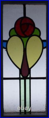 Macintosh Rose Midsize Old English Leaded Stained Glass Window 11.25 X 25 Macintosh Rose Midsize Old English Leaded Stained Glass Window 11.25 X 25