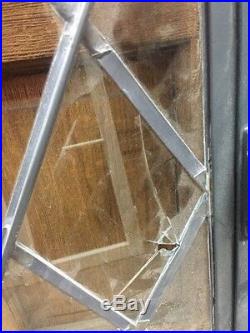 Metal Case Window Leaded Glass Diamonds Tudor Steel sash Window