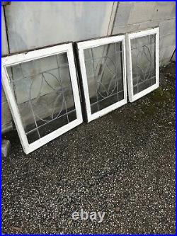 Mk 37 3Available Priced Each Leaded/Beveled glass window 23.5 x 28.5