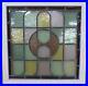 OLD_ENGLISH_LEADED_STAINED_GLASS_WINDOW_Colorful_Geometric_21_5_x_22_01_nsn