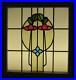 OLD_ENGLISH_LEADED_STAINED_GLASS_WINDOW_Pretty_Floral_20_75_x_21_75_01_stsc