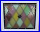 OLD_ENGLISH_LEADED_STAINED_GLASS_WINDOW_Simple_Diamonds_20_5_x_17_5_01_uaff