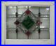 OLD_ENGLISH_LEADED_STAINED_GLASS_WINDOW_Stunning_Geometric_Design_20_5_x_16_75_01_exbr