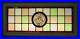 OLD_ENGLISH_LEADED_STAINED_GLASS_WINDOW_TRANSOM_Hand_Painted_36_75_x_16_25_01_fhwo