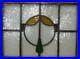 OLD_ENGLISH_LEADED_STAINED_GLASS_WINDOW_Unframed_w_Hooks_Circle_Design_18_x_13_01_vpx