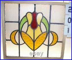 OLD LEADED English stained glass window