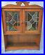 Oak_Wall_Hanging_or_Table_Top_Smokers_Tobacco_Pipe_Cabinet_Cupboard_Leaded_Glass_01_xbv