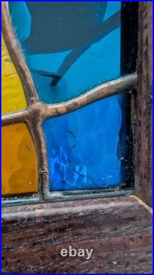 One-of-a-Kind! Beautiful! Handcrafted Stained Glass 49.5 Tall, 13 W, 1.5 T