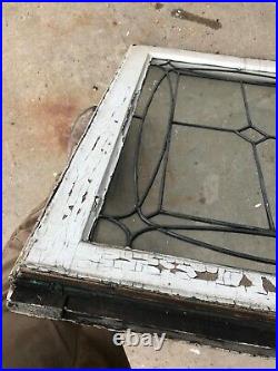 Pa 26 Antique leaded glass window 22.75 x 29