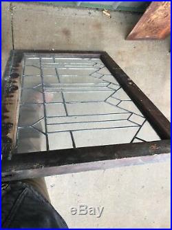 Pa 5 2Available Price Each Leaded Glass Transom Window 23 X 34.5