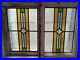 Pair_Antique_Stained_Glass_Prairie_School_Windows_In_Original_Casings_01_oq