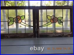 Pattern Set 2 English Leaded Stain Glass Windows 22 3/8 X 18 3/4 Both for 1 $$ Pattern Set 2 English Leaded Stain Glass Windows 22 3/8 X 18 3/4 Both for 1 $$