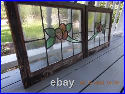 Pattern Set 2 English Leaded Stain Glass Windows 22 3/8 X 18 3/4 Both for 1 $$ Pattern Set 2 English Leaded Stain Glass Windows 22 3/8 X 18 3/4 Both for 1 $$
