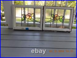 Pattern Set 2 English Leaded Stain Glass Windows 22 3/8 X 18 3/4 Both for 1 $$ Pattern Set 2 English Leaded Stain Glass Windows 22 3/8 X 18 3/4 Both for 1 $$