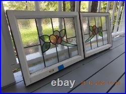 Pattern Set 2 English Leaded Stain Glass Windows 22 3/8 X 18 3/4 Both for 1 $$ Pattern Set 2 English Leaded Stain Glass Windows 22 3/8 X 18 3/4 Both for 1 $$