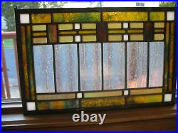 Prairie Style Stained Glass Window