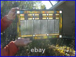 Prairie Style Stained Glass Window