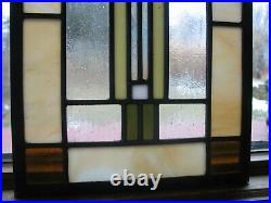 Prairie/craftsman Style Stained Glass Window