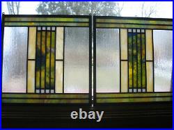 Prairie/craftsman Style Stained Glass Window