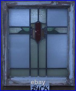 Pretty Abstract Midsize Old English Leaded Stained Glass Window 20.75 X 24.5 Pretty Abstract Midsize Old English Leaded Stained Glass Window 20.75 X 24.5