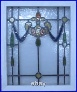 Pretty Abstract Midsize Old English Leaded Stained Glass Window 20 X 24 Pretty Abstract Midsize Old English Leaded Stained Glass Window 20 X 24